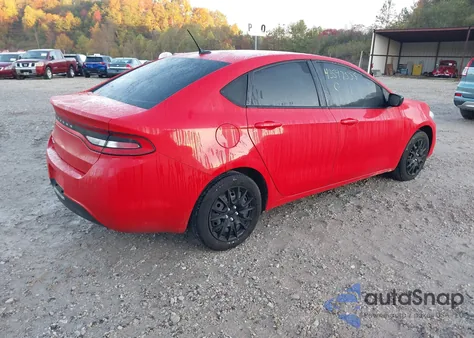 2016 Dodge Dart Sxt Sport Blacktop из США, поврежденный, VIN 1C3CDFFA3GD796660